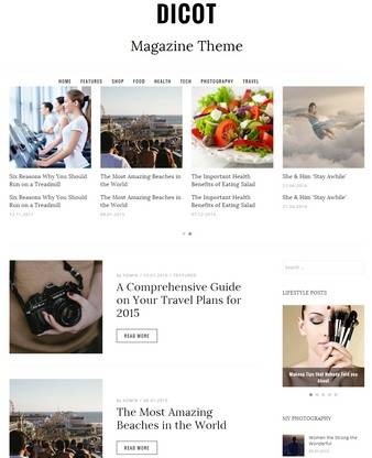 Dicot DesignOrbital : Magazine WordPress Theme