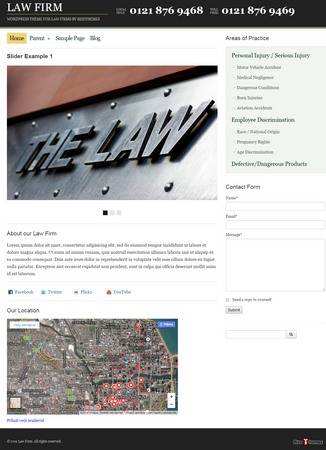 BizzThemes Law Firm – Legal WordPress Theme for Lawyers