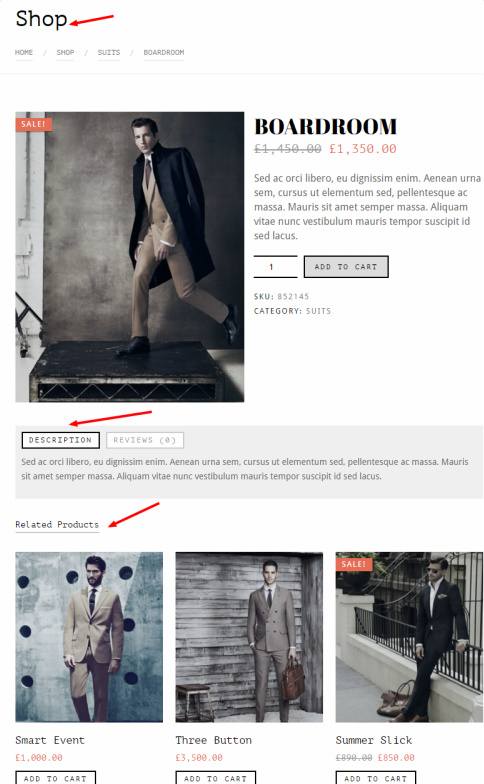 Product Page - The Stylist Obox Themes