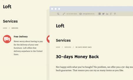 Service Page - Loft Obox Themes