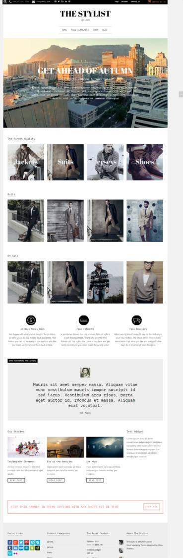 The Stylist Review - Obox Themes - Multi-Purpose WooCommerce Theme