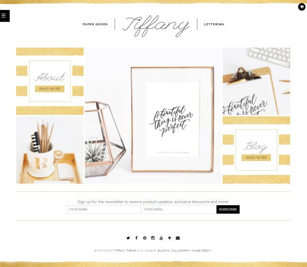Bluchic Tiffany : eCommerce WordPress Theme
