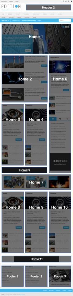 MH Magazine Home Widget Sections