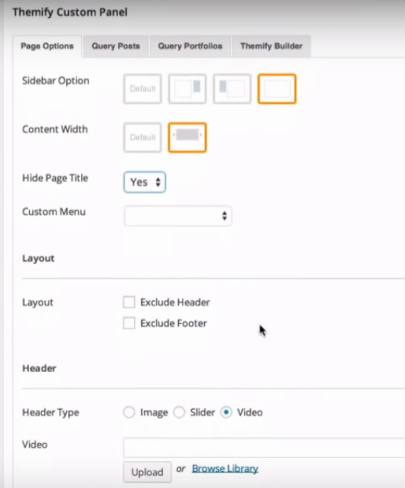 Custom Page Layout Options - Parallax