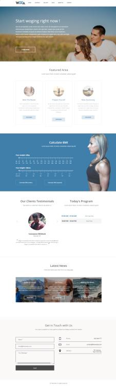 ThemeIsle Woga PRO : Yoga Health Gym Fitness WordPress Theme