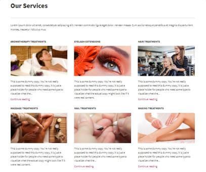 Directory Page - Services and Products