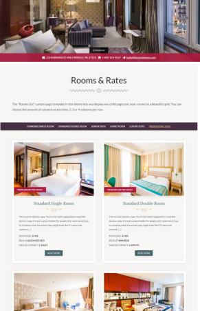 Rooms Rates Page - Mammoth