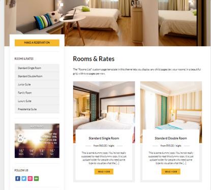 Rooms Rates Page - Gasthaus