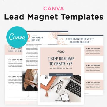 Canva Lead Magnet Templates Review - Bluchic Shop