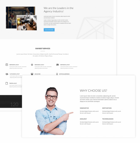 Starter Pro - Onepage with Parallax Effect