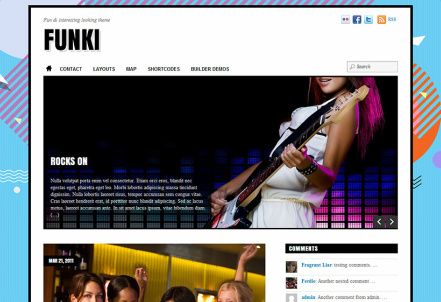 Funki – Responsive Blog WordPress Theme : Themify