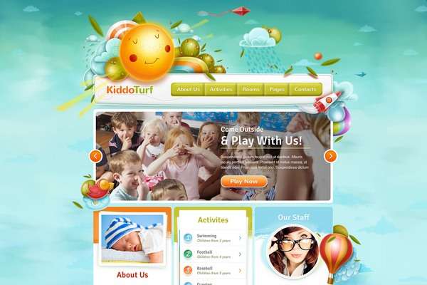 ThemeFuse KiddoTurf : Best Kids WordPress Theme