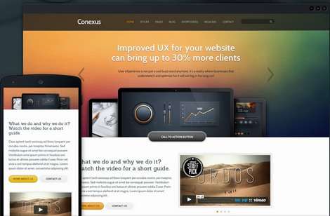 Conexus Business WordPress Theme : ThemeFuse