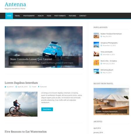 Antenna – Magazine WordPress Theme – DesignOrbital