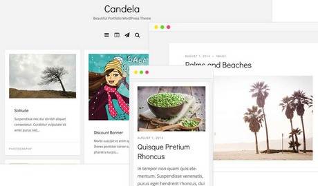 Candela Portfolio WordPress Theme – DesignOrbital