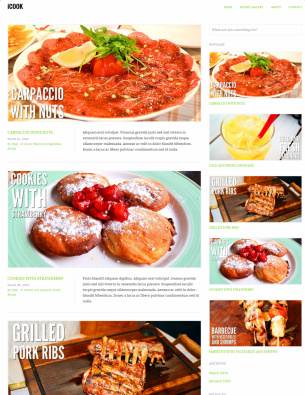 iCook TeslaThemes : WordPress Food Recipe Theme