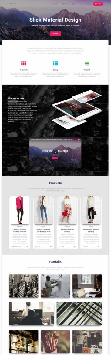 Hestia Pro ThemeIsle Review – Material Design Business Theme