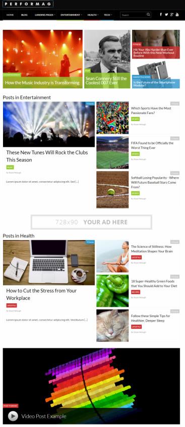 Performag Magazine/News WordPress Theme : Thrive Themes