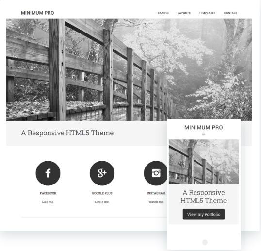 Minimum Pro StudioPress : Genesis Blog WordPress Theme