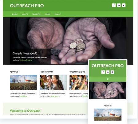 Outreach Pro StudioPress : WordPress Genesis Theme for Churches