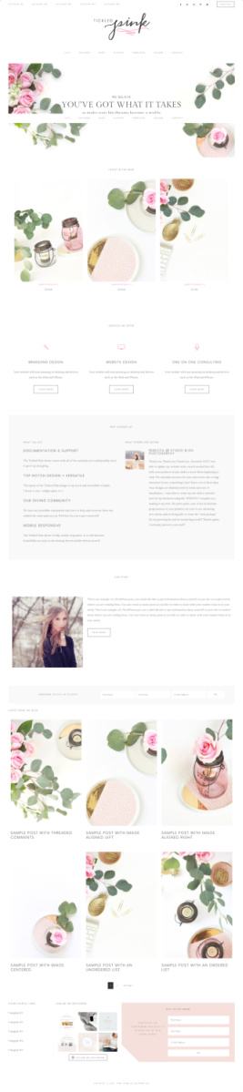 Tickled Pink Business/eCommerce Theme : Restored 316