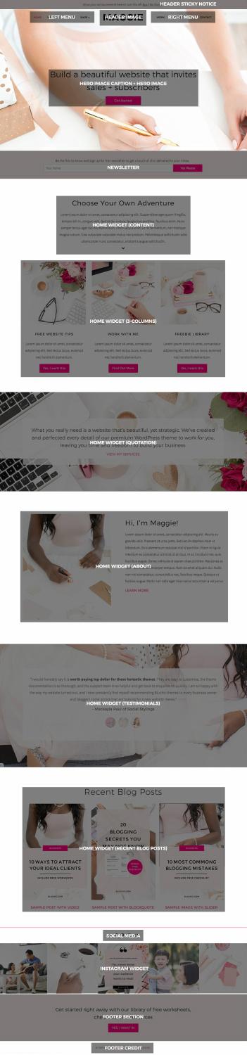 Maggie BluChic : Multipurpose Business WordPress Theme