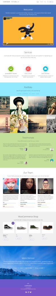 Corporate Themify  : Business & Portfolio WordPress Theme