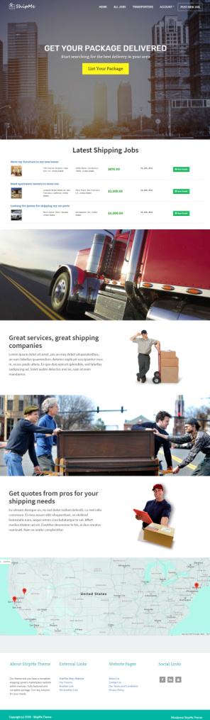 SiteMile ShipMe Demo : Best Shipping / Carriers Marketplace Theme