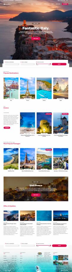 CSSIgniter Cousteau Pro : Best Responsive Travel Business Theme