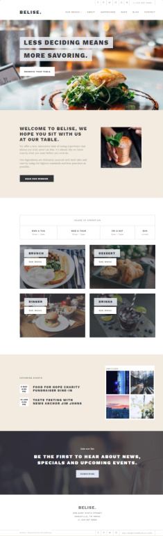 Belise ThemeIsle : Best Restaurant/Food Recipe WordPress Theme
