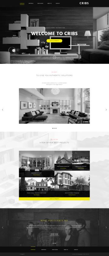 Cribs ThemeFuse : Architecture / Interior Designer WP Theme
