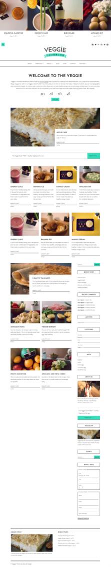 Veggie ThemeIsle : Magazine WordPress Theme for Food Bloggers