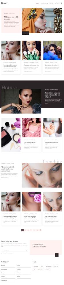 Beauty Mythemeshop -Best Fashion Blog WordPress Theme