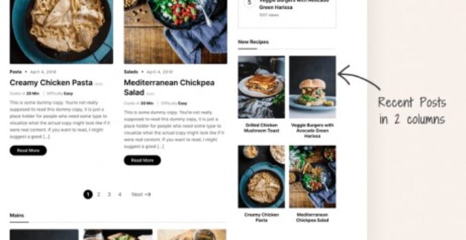 Gourmand WPZOOM – Recipe Food Blog WordPress Theme